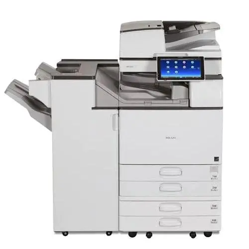 $98.63/Month Low Page Count Ricoh Mpc 6004Ex Df With Multi-Cassette(4) Office Multifunction Printer/Copier/Scanner/Fax With Advanced Finisher 1