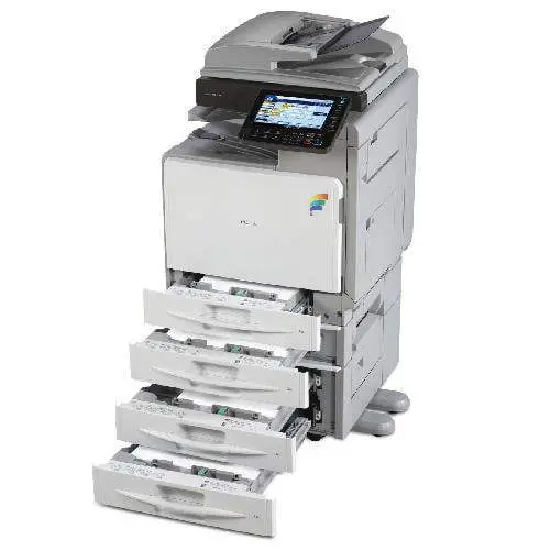 $45/Month Ricoh Mp C300sr C300 Colour Copier Printer Scanner With Stapler - Repossessed 1