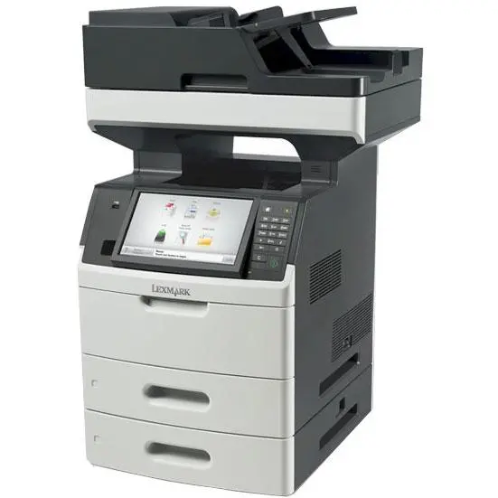 $24.95/Month Like New Lexmark Mx711de High-Speed B/W Monochrome Multifunction Laser Printer Copier Scanner With 2Nd Tray & Lct For Office 1