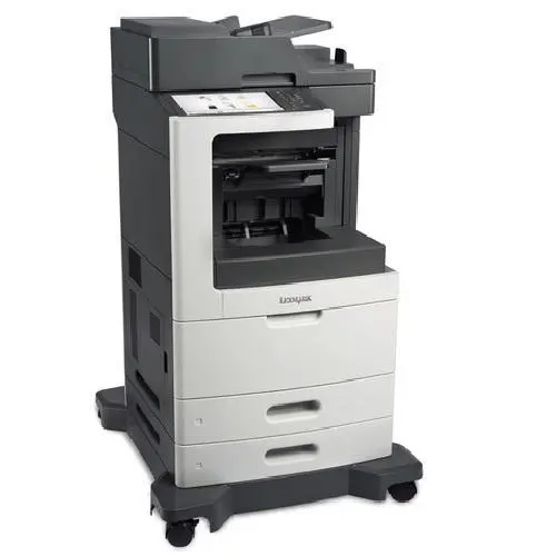 $35/Month Repo Lexmark Mx810de B/W Monochrome Multifunction Laser Printer Copier Scanner With 2 Paper Trays, Large Lcd For Office 1