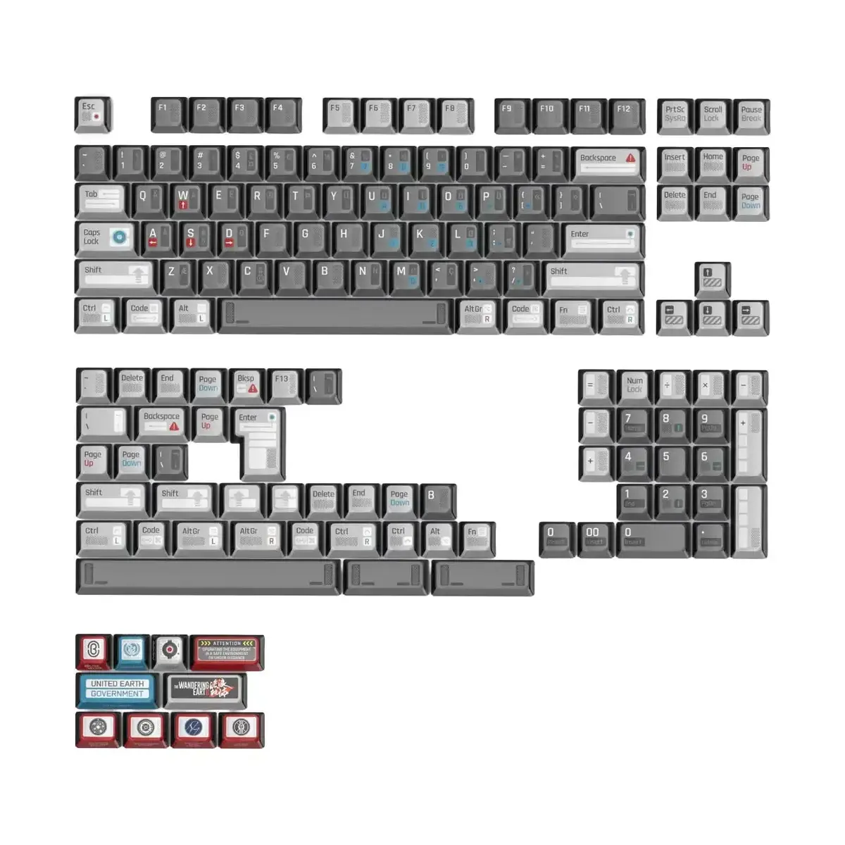 Keytok - The Wandering Earth Ii Dye-Sub Kol Keycaps 1