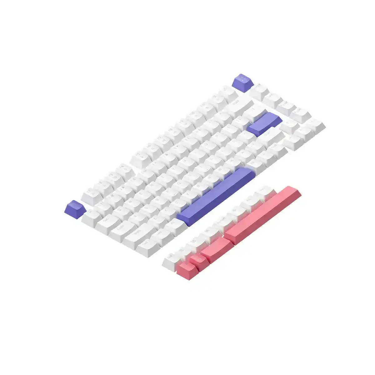 Nuphy - Noether & Gravity Shine-Through Pc Keycaps - Nasadki Do Klawiatury Mechanicznej 1