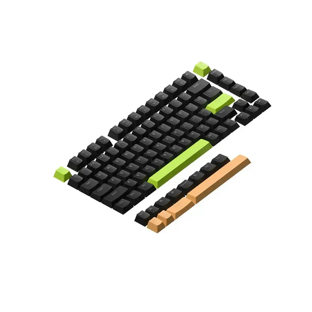 Nuphy - Electro & Ethereal Shine-Through Pc Keycaps - Nasadki Do Klawiatury Mechanicznej 1