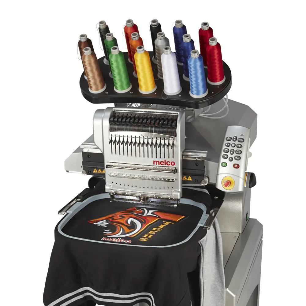 $97/Month - Repo: Melco Aamaya 16 Colors Embroidery Machine One Station System 1