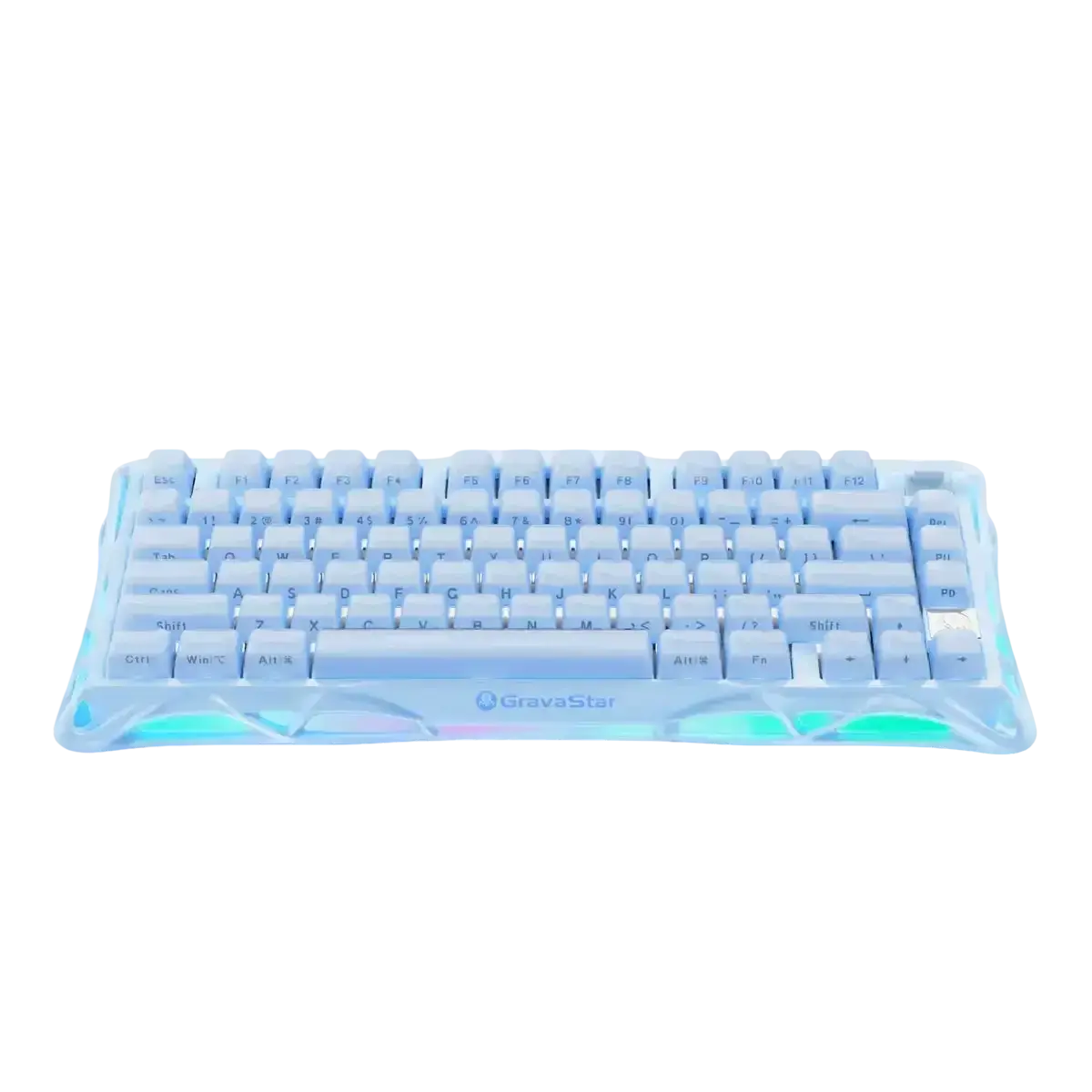 Gravastar - Mercury K1 Ice Blue Wireless Mechanical Keyboard - Bezprzewodowa Klawiatura Mechaniczna 1