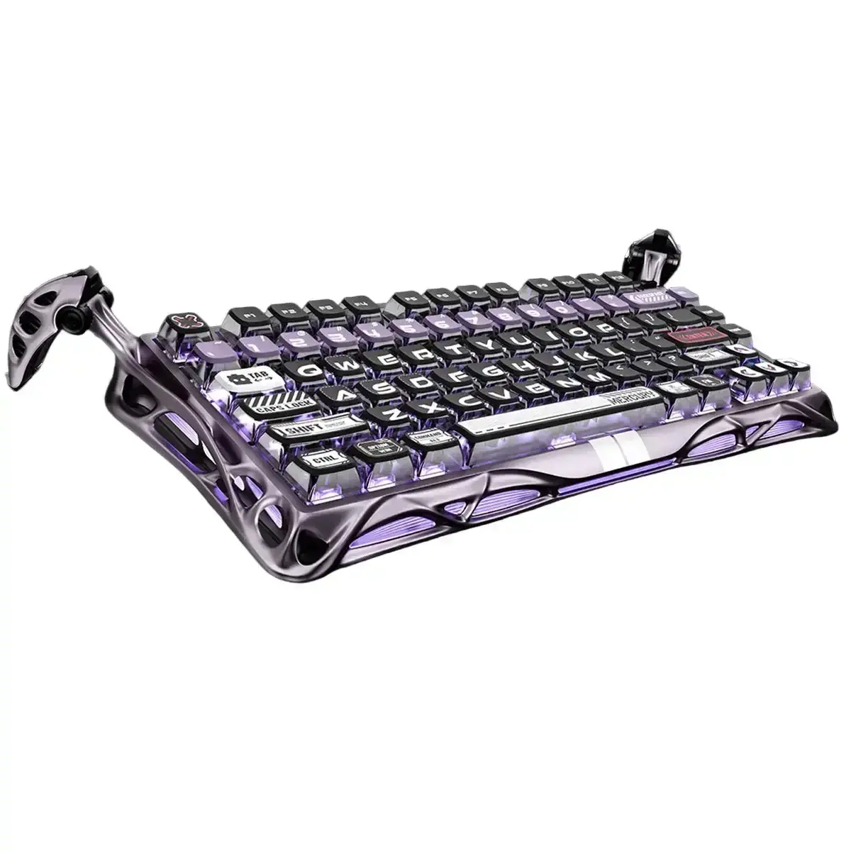 Gravastar - Mercury V75 Pro Iron Purple Wired Magnetic Keyboard - Przewodowa Klawiatura Magnetyczna 1