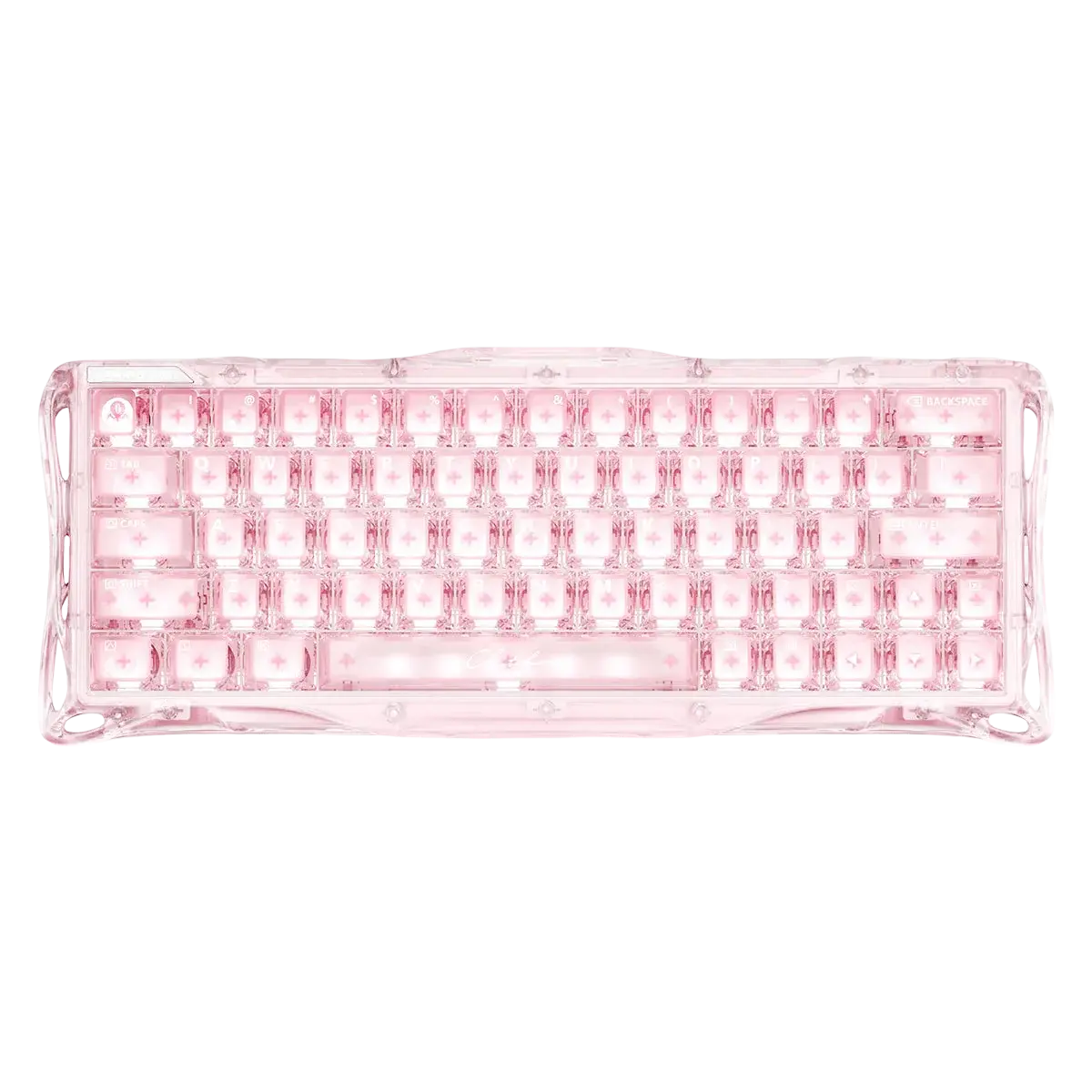 Gravastar - Mercury V60 Crystal Rose Magnetic Keyboard - Magnetyczna Klawiatura Gamingowa 1