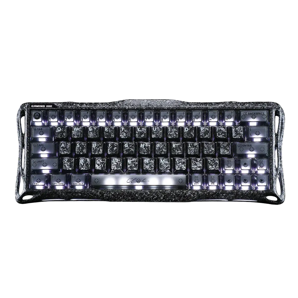 Gravastar - Mercury V60 Pro Special Cyber Frost Black Edition Magnetic Keyboard - Magnetyczna Klawiatura Gamingowa 1