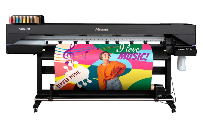 64" Brand New Cjv200-160 In-Stock Mimaki 64" New Model Print And Cut Eco-Solvent Inkjet Printer Cutter Plotter 1