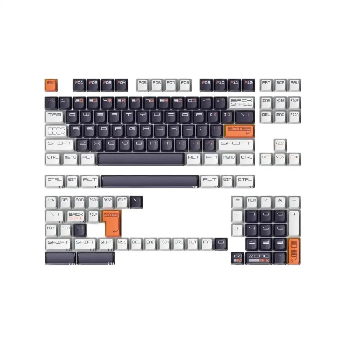 Keytok - Zero Division Dye-Sub Kol Keycaps 1