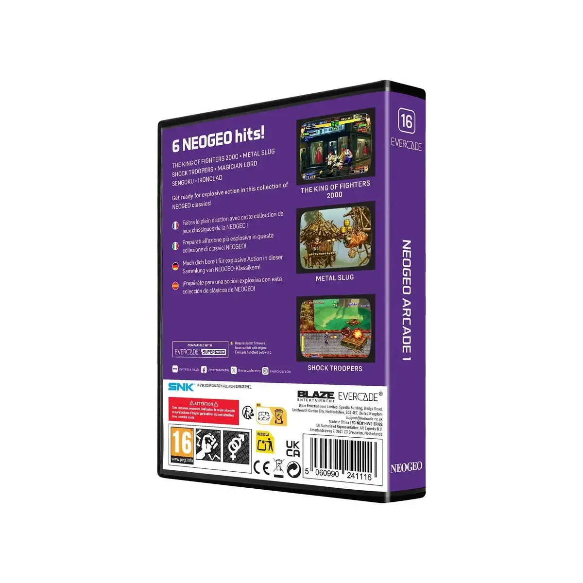 Evercade - Neogeo Arcade 1 - Gra Retro Na Konsolę Evercade 2