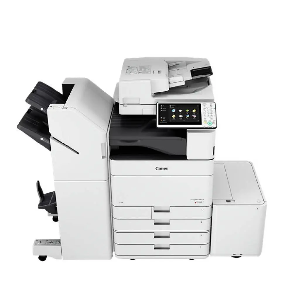 $75/Month Canon Imagerunner Advance Dx C3725i 25Ppm Multifunction Color Copier Printer Scanner With 2 Paper Trays And Cabinet 1