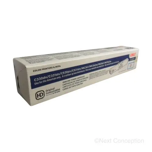 44469703 Cyan Toner C330/C530, Mc361/Mc561, Type C17 1