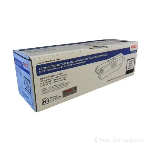44469801 Black Toner C330/C530, Mc361/Mc561 Type C17 1