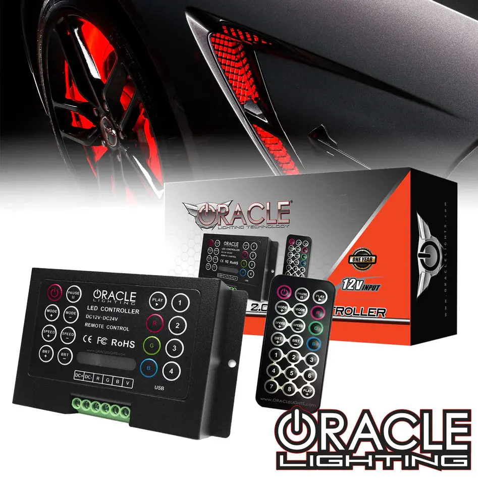 Oracle Colorshift Controller For Rgb Lights 12V Ir Remote Control 1