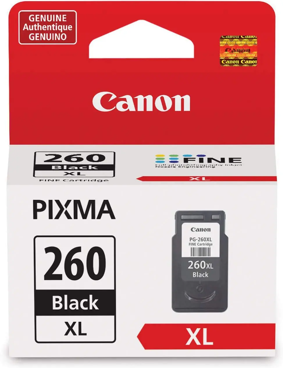 Canon Genuine Oem Pg-260 Xl Black Ink Cartridge Cn3706c001 1