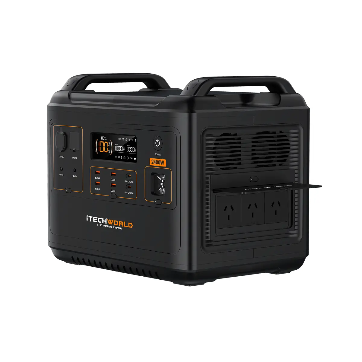 Ps2000 | Portable Lithium Power Station With Bluetooth | 2400W 170Ah 1