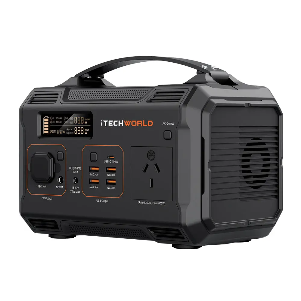 Ps300 | Portable Lithium Power Station | 300W 21.5Ah 1