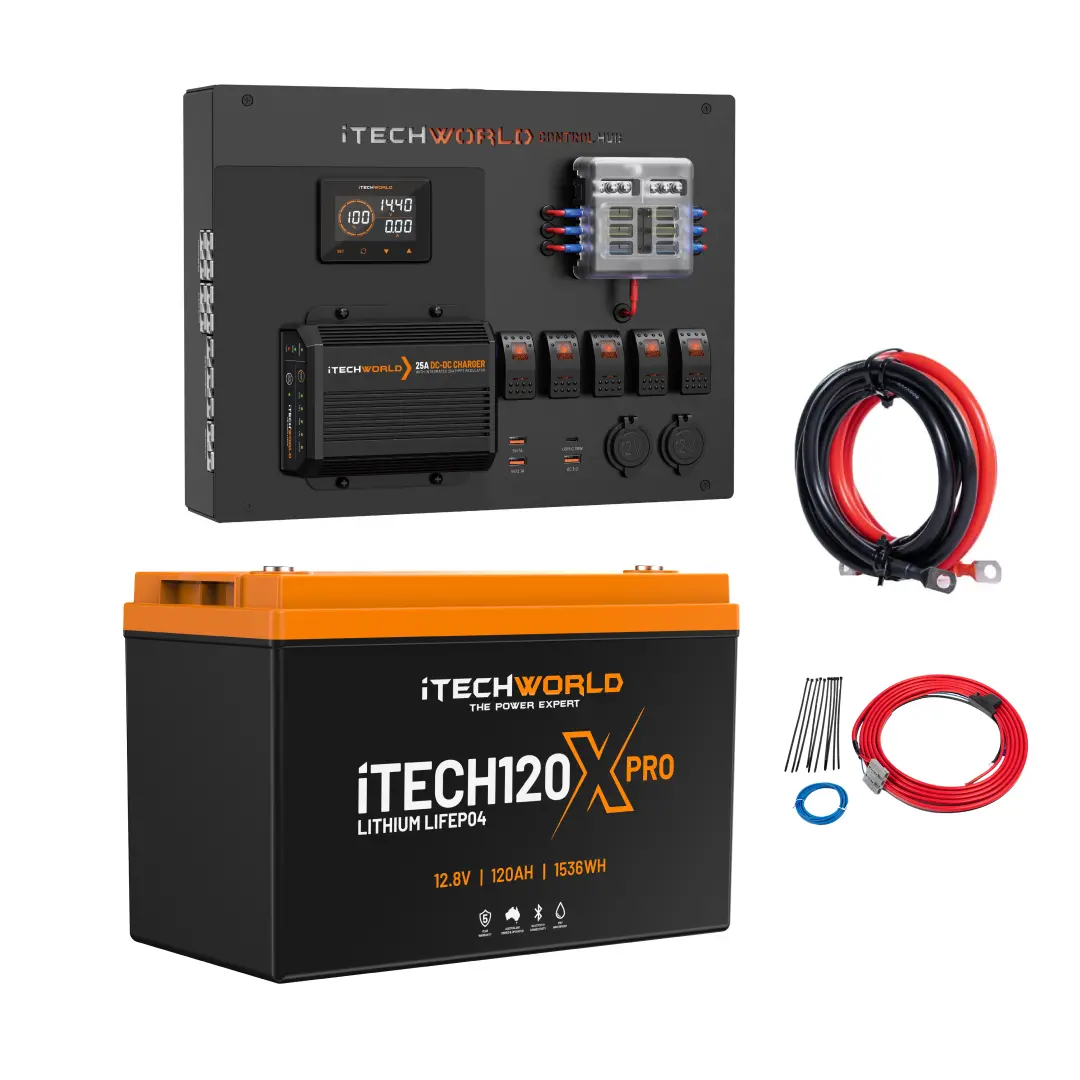 Itechworld | Control Hub Kit | With 25A Dcdc Charger And Itech120x Pro 1