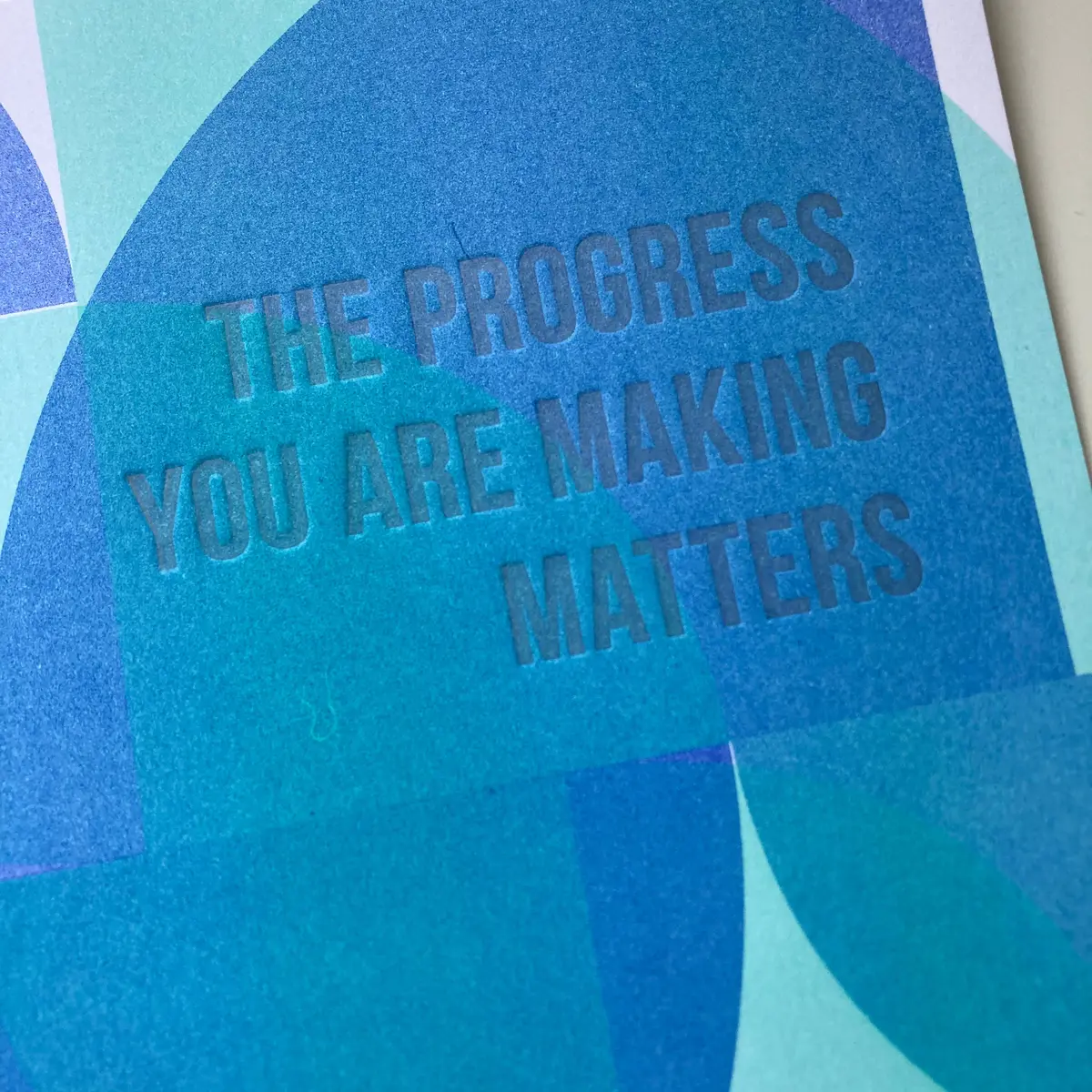 "Progress Matters" Art Print 1
