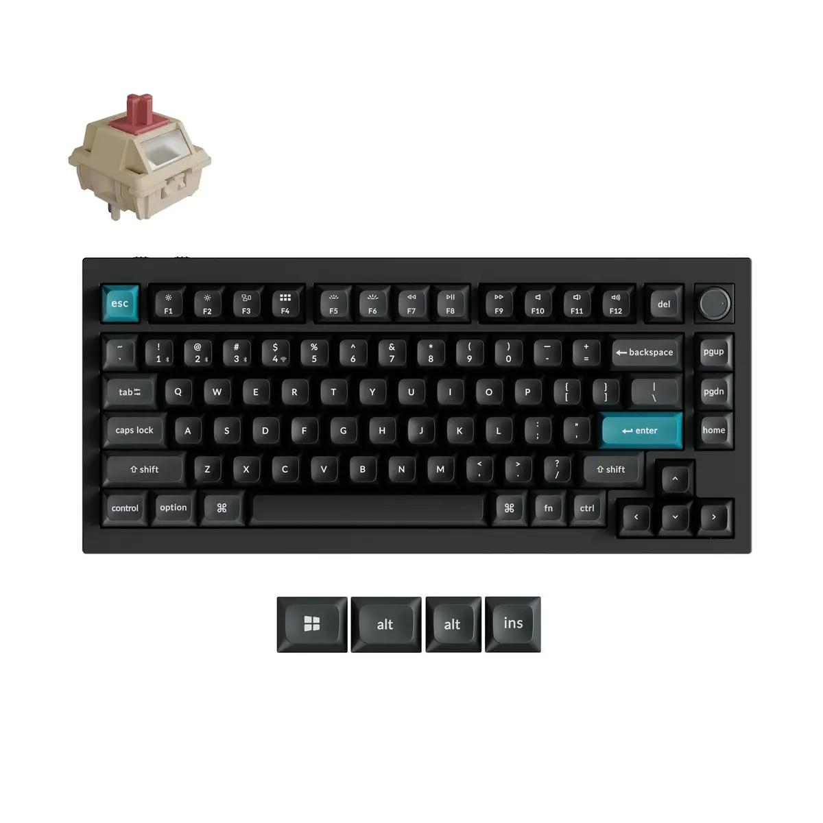 Keychron - Q1 Ultra 8K Wireless Custom Mechanical Keyboard - Bezprzewodowa Klawiatura Mechaniczna 1