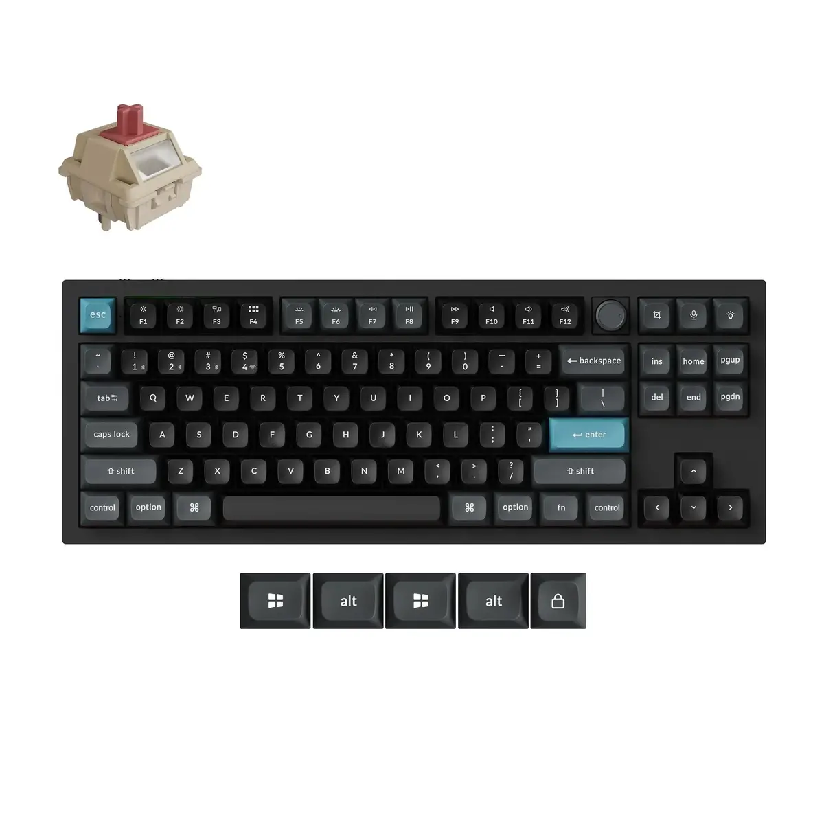 Keychron - Q3 Ultra 8K Wireless Custom Mechanical Keyboard - Bezprzewodowa Klawiatura Mechaniczna 1