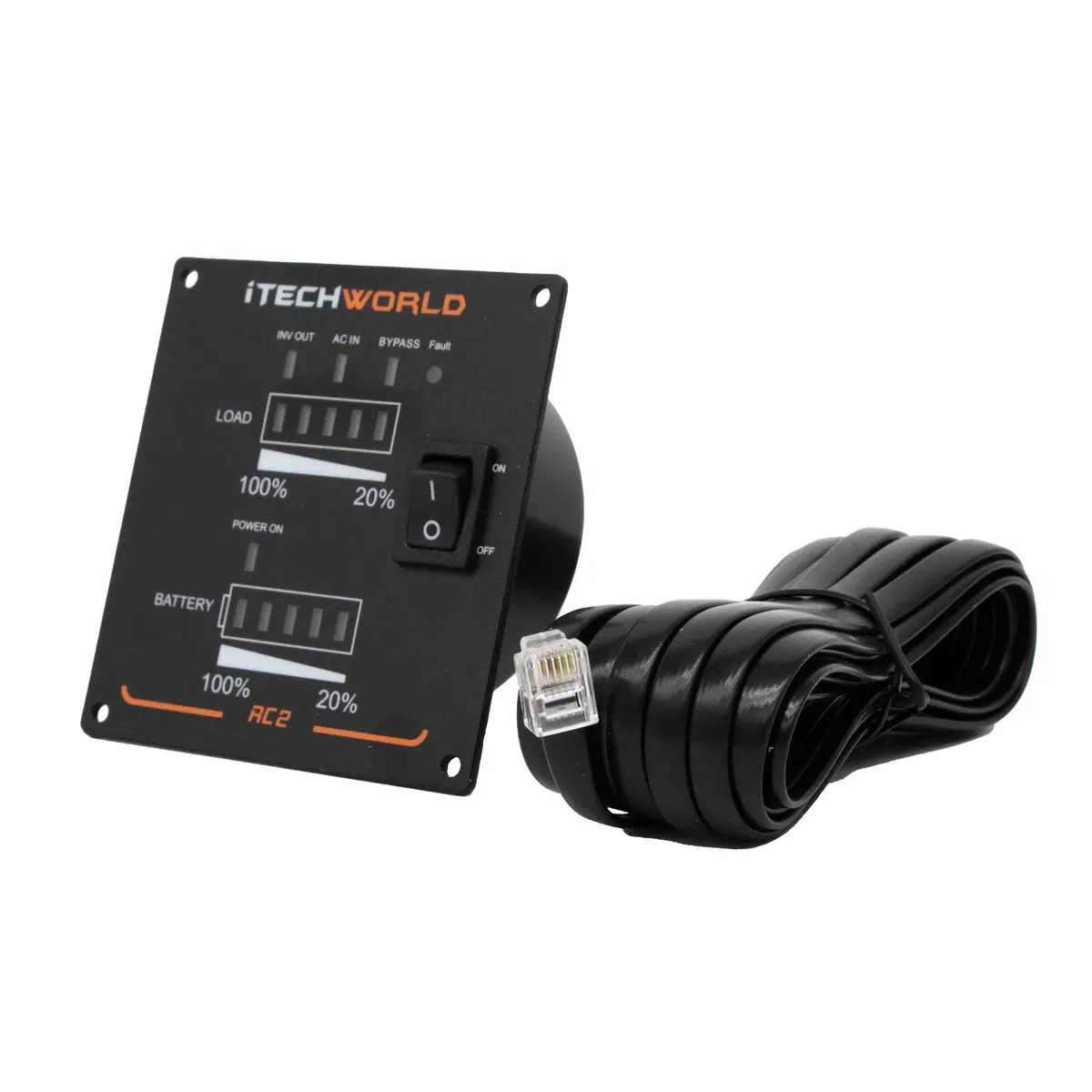 Rc2 | Intelligent On/Off Remote Control | For Itechworld Pure Sine Wave Inverters With Ats And Rcd 1