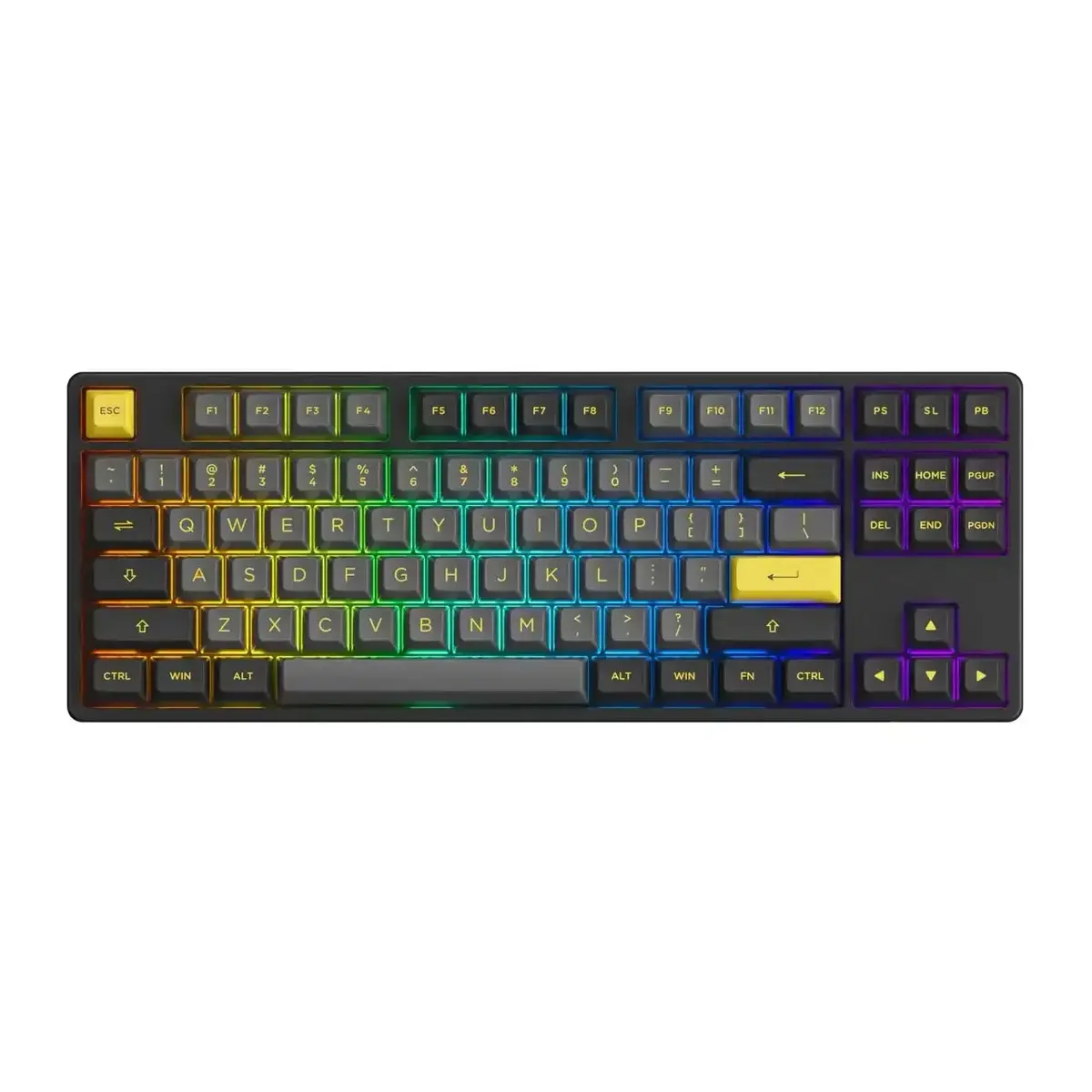 Akko - Black&Gold 5087B Plus - Bezprzewodowa Klawiatura Mechaniczna 1
