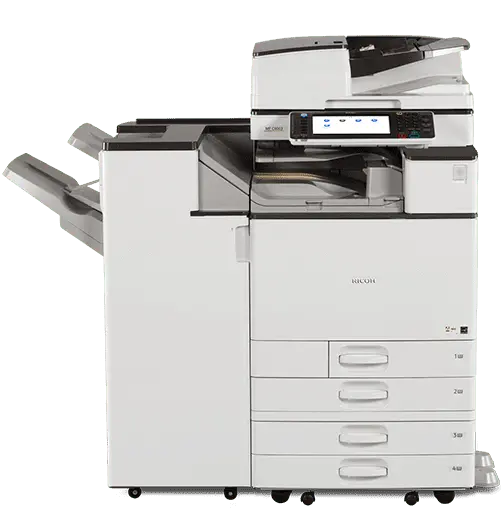 $94.63/Month Lease 2 Own Ricoh Mp C5503 High Volume 55Ppm Printing Multifunction Printer Copier With All Inclusive Program 1