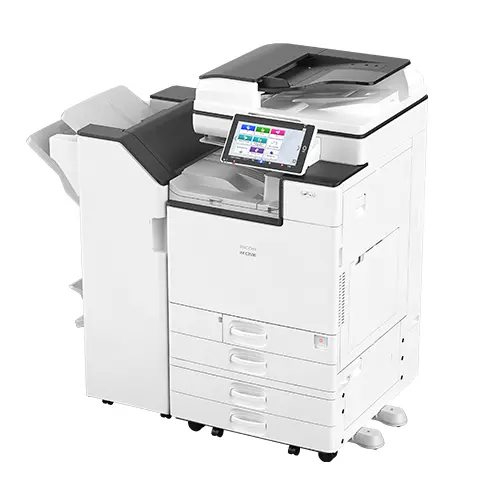 $79.83/Month Low Page Count Ricoh Im C2500 Df With Multi-Cassette(4) And 1200Dip Resolution 11X17 12X18 Multifunction Business Machine Printer/Copier/Scanner/Fax With Advanced Finisher 1