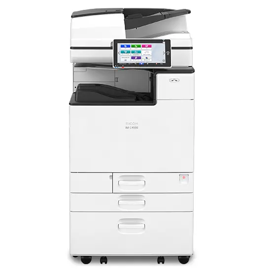 $139/Month Ricoh Im C4500 High Capacity Color Laser Multifunction Printer Copier Scanner 11X17, 12X18 For Office (All-Inclusive Bulk Pages Included) 1