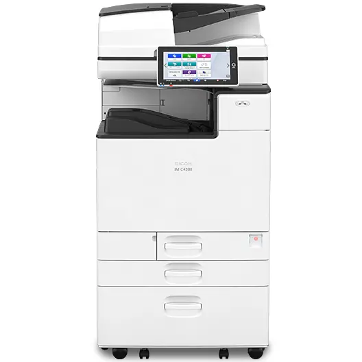$79/Month New Model Ricoh Im C4500 High Capacity Color Multifunction Laser Printer Copier Scanner 11X17, 12X18 300Gsm 1