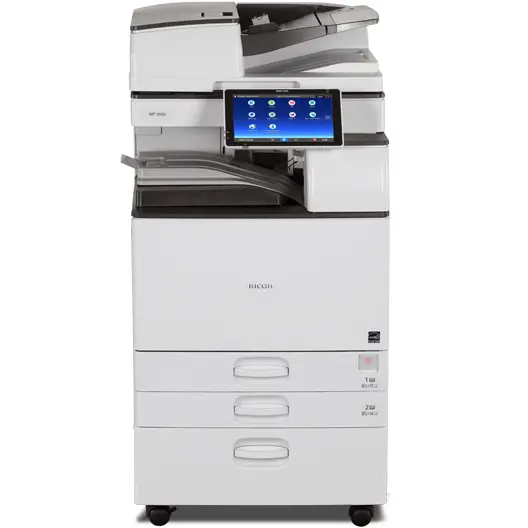 $85/Month Ricoh Mp 5055 Monochrome Laser Multifunction Printer Copier Scanner 11X17, 12X18 For Office 1