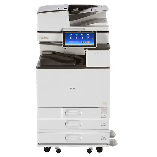 $58/Month Ricoh Mp C4504ex (Mp C4504 Ex) Fast Scanning 180Ipm, Color Laser Multifunction Photocopier Printer Scanner 11X17, 12X18 With Duplex Printing 1