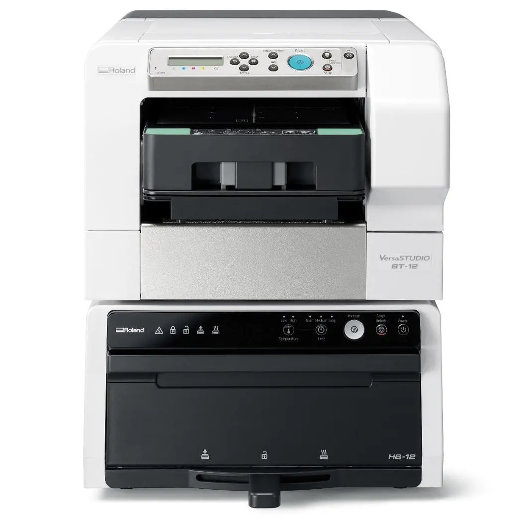 $64.99/Month Roland Versastudio Bt-12 Dtg (Direct To Garment) Printer With Hb-12 Desktop Finisher Unit 1