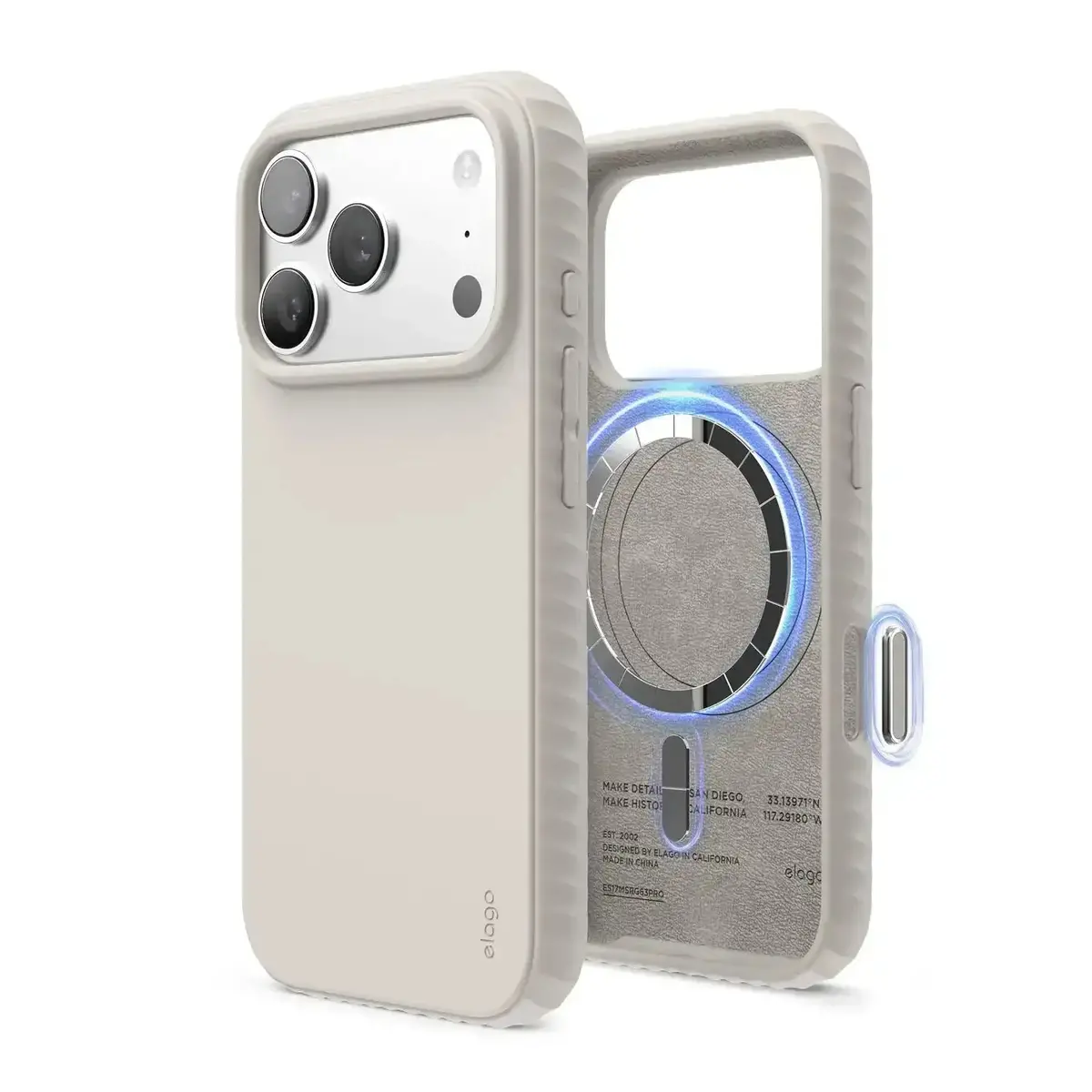 Elago - Magnetic Ridge Case For Iphone 17 Pro / Pro Max - Silikonowe Etui Z Magsafe 1
