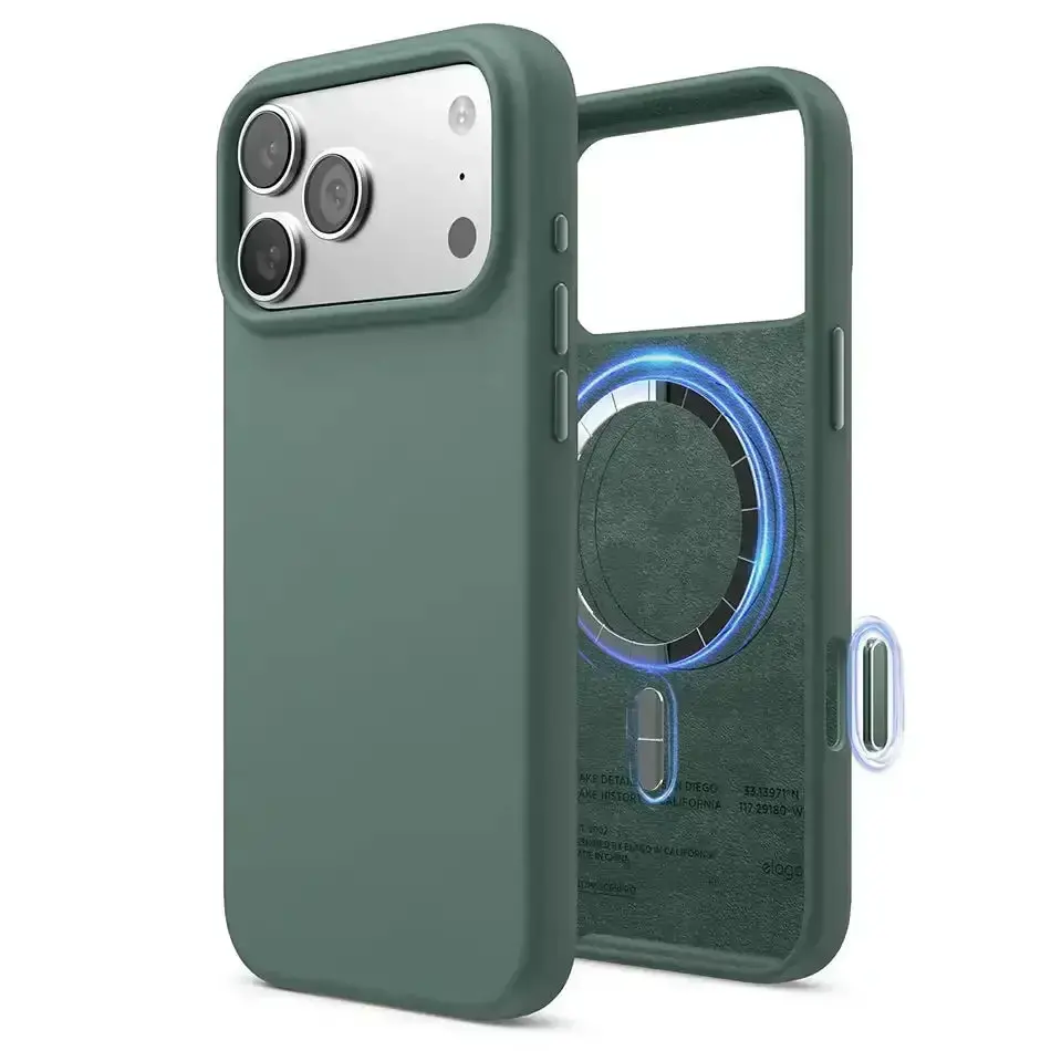 Elago - Magnetic Silicone Case For Iphone 17 Pro Max - Silikonowe Etui Z Magsafe 1
