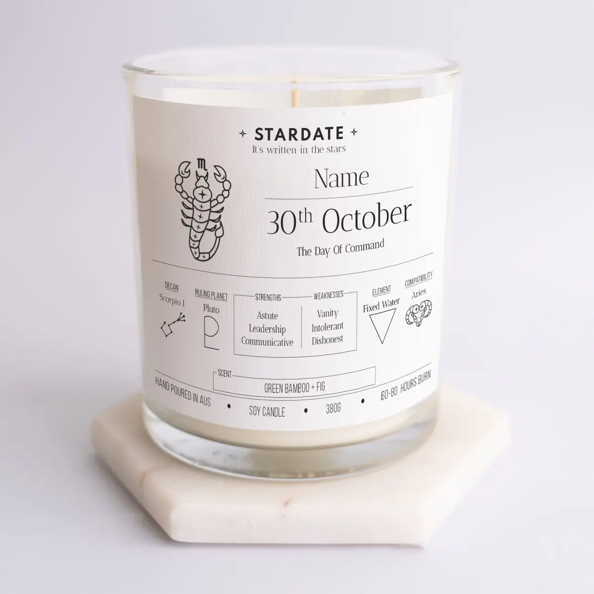 Scorpio Zodiac Candle 9