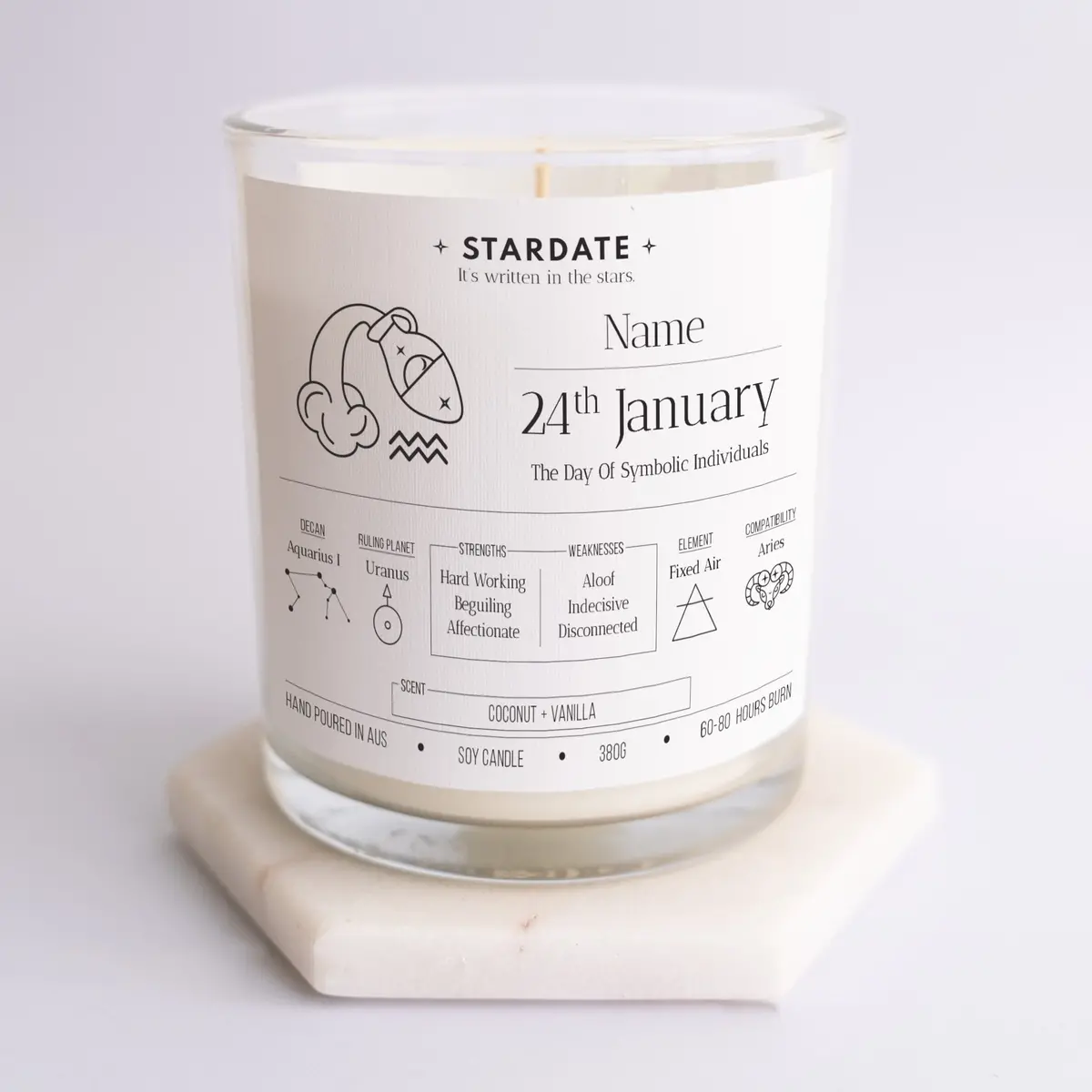 January 24Th | Aquarius Candle 1