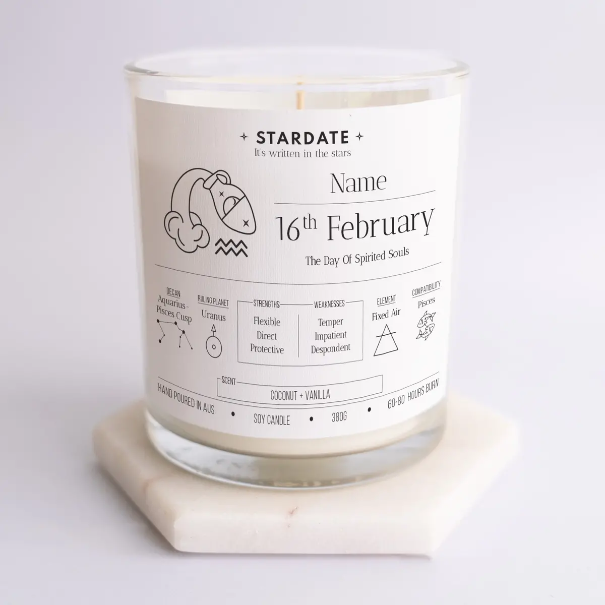 February 16Th | Aquarius Candle 1