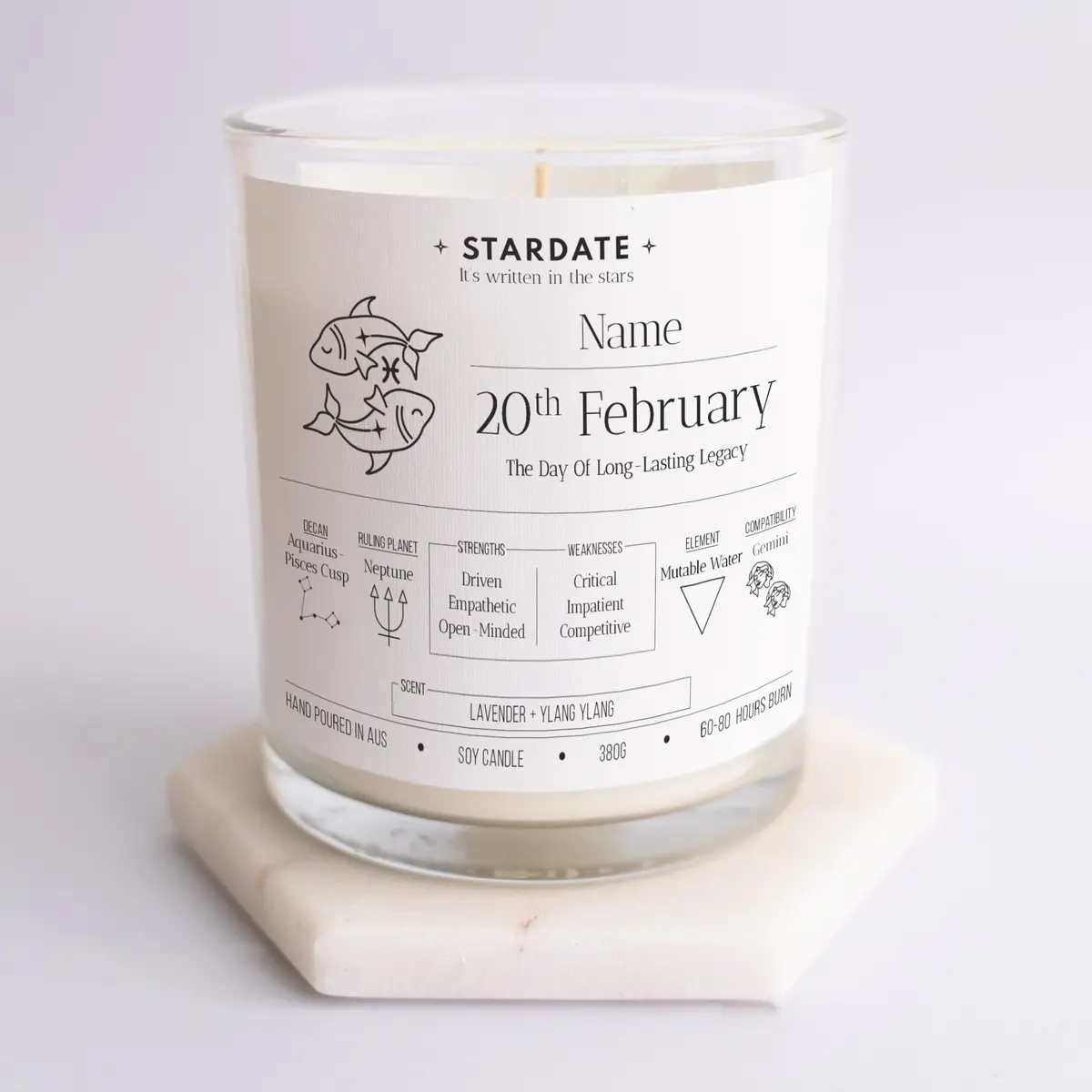 February 20Th | Pisces Candle 1
