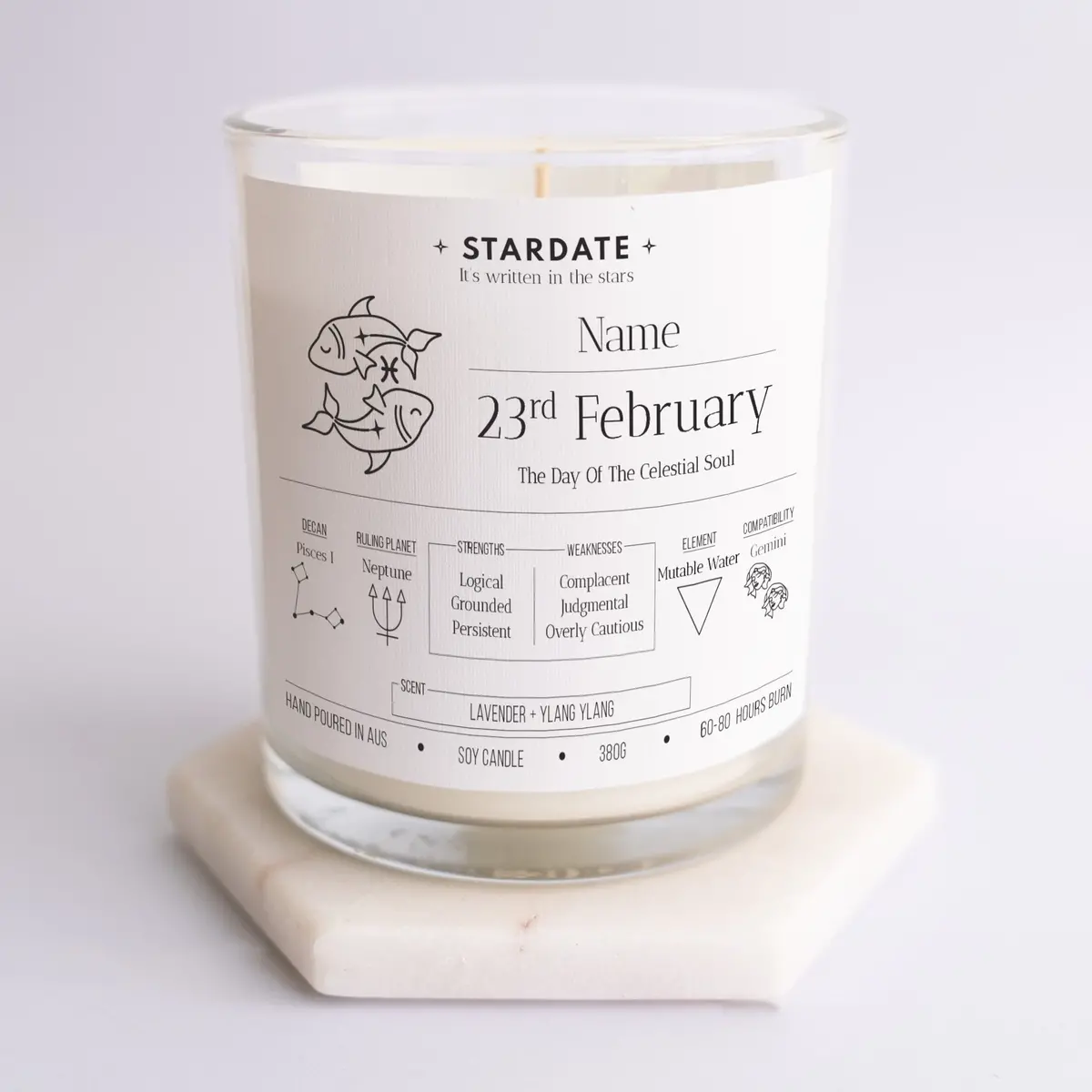 February 23Rd | Pisces Candle 1