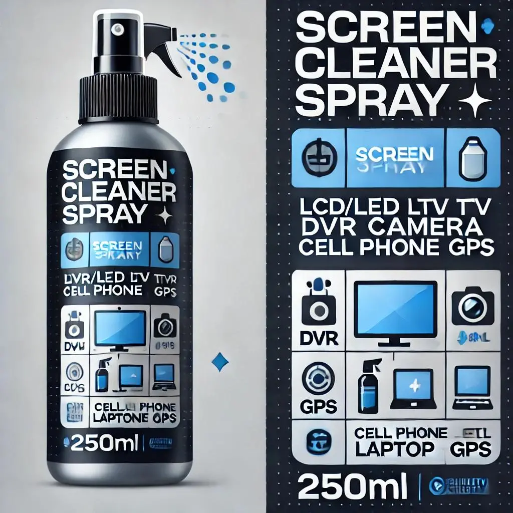 Screen & Lens Cleaning Spray For Lcd/Led Tv Dvr Camera, Phone, Laptop Etc. 250Ml 1