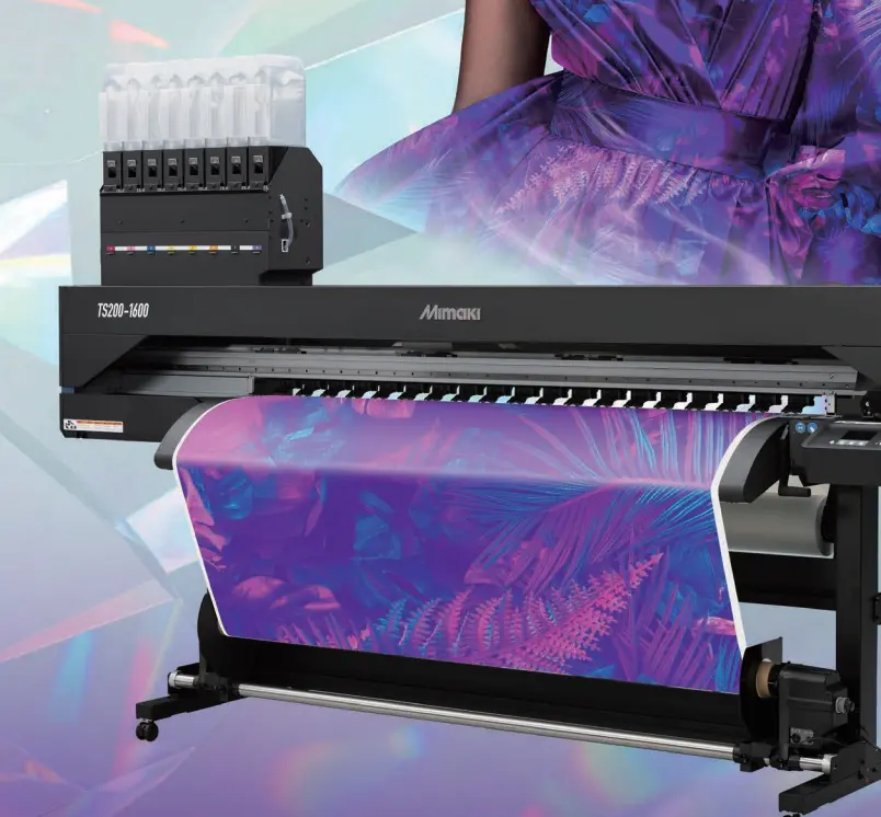 Mimaki Ts200-1600 64" Dye Sublimation Printer High Quality Sublimation Transfer Inkjet Printer 1