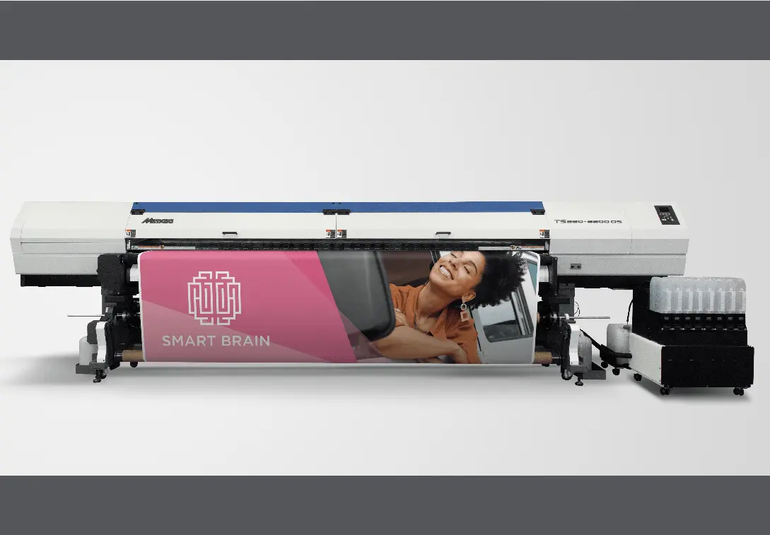 Mimaki Ts330-3200Ds 126" Production Hybrid Dye Sublimation Digital Textile Printer 1