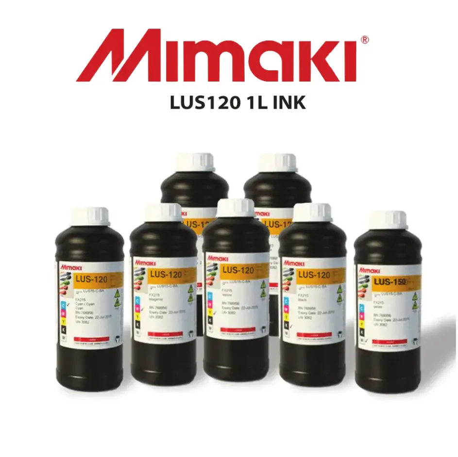 Original Mimaki Lus-120 (Lus120) Uv-Led Curable Ink – Clear (1 Liter) 1