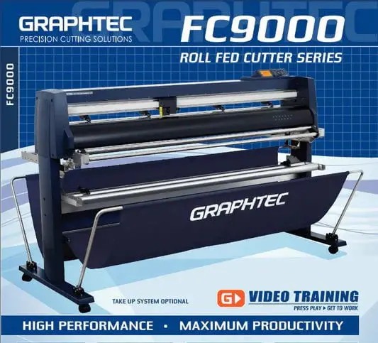 New 64" Graphtec Fc9000-160 For Automotive Professionals With 50 Ft Accurate Tracking Of Window Tint, Ppf Film &Amp; Vinyl. Roll-Fed Cutting Plotter 1