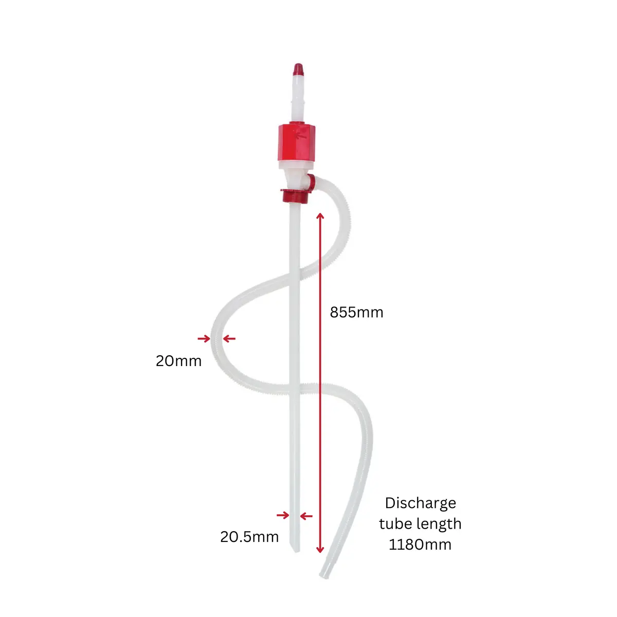 Syphon Drum Pump, Syphon Chemical Pump Polyethylene Heavy Duty 2
