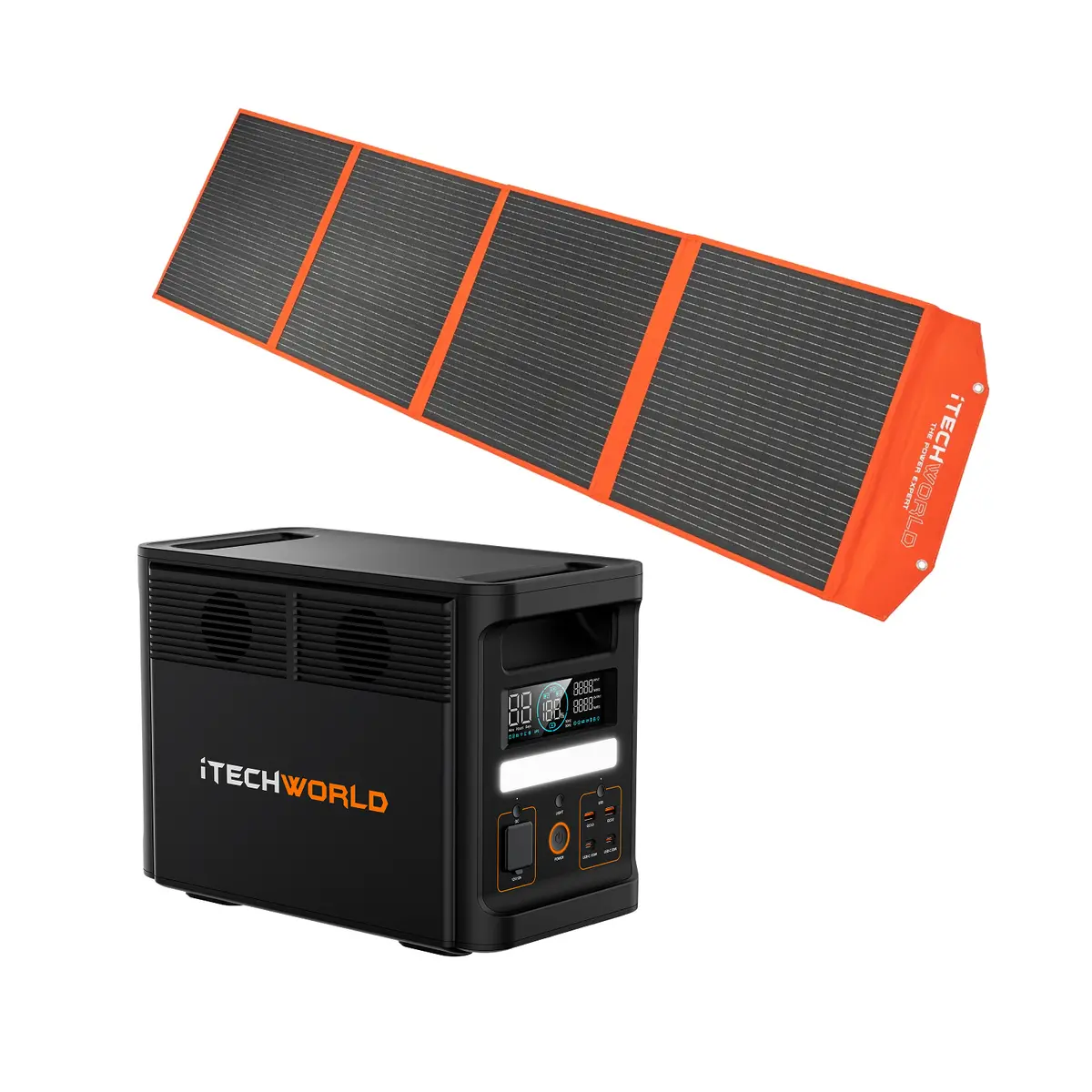 Pro | Solar Generator Kit | Ps1800 Pro Power Station And 200W Solar Blanket 1