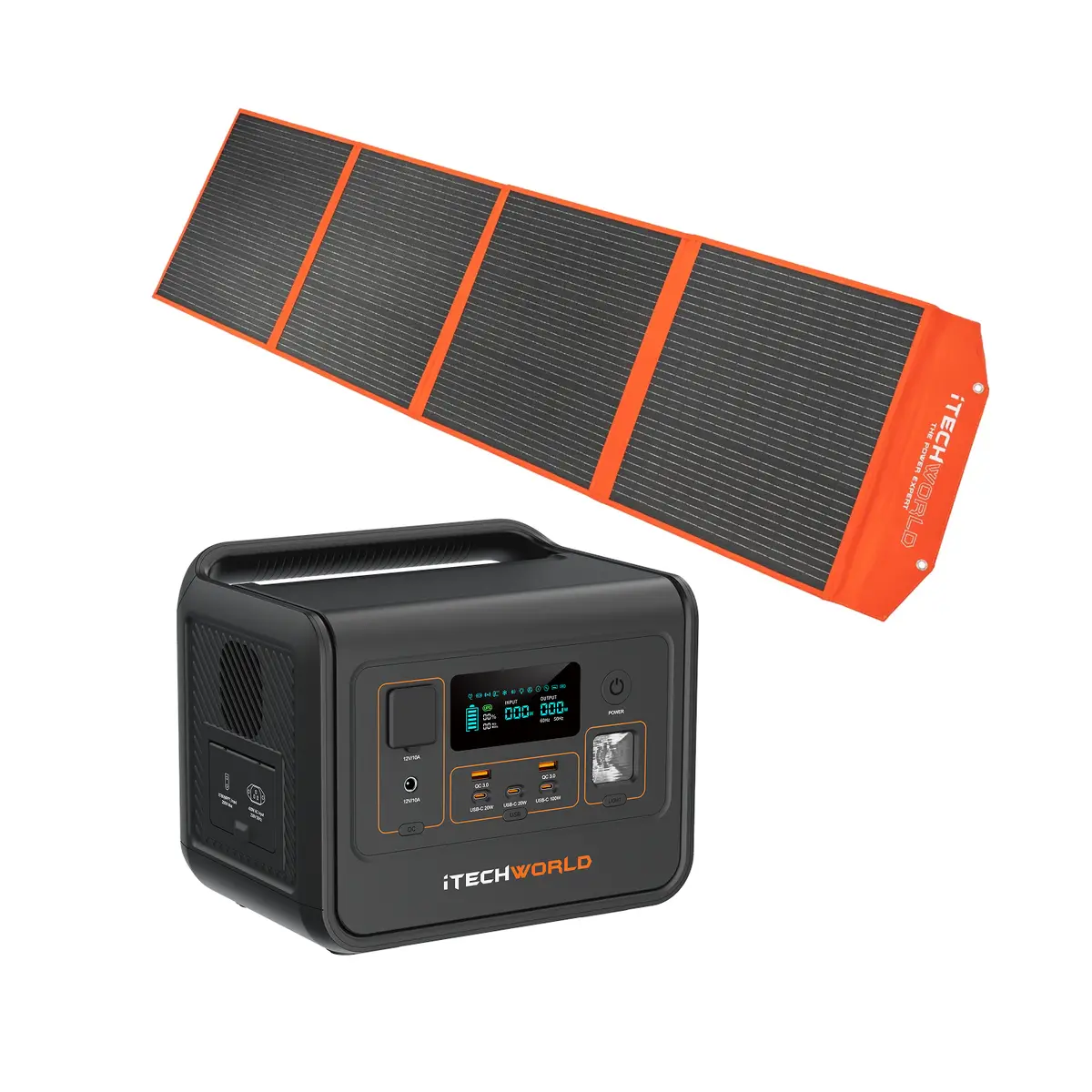 Deluxe | Solar Generator Kit | Ps800 Power Station And 200W Solar Blanket 1